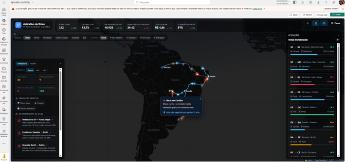 Goodbye Traditional Dashboards: Discover Microsoft Fabric Apps Through an Intelligent Logistics Control Tower